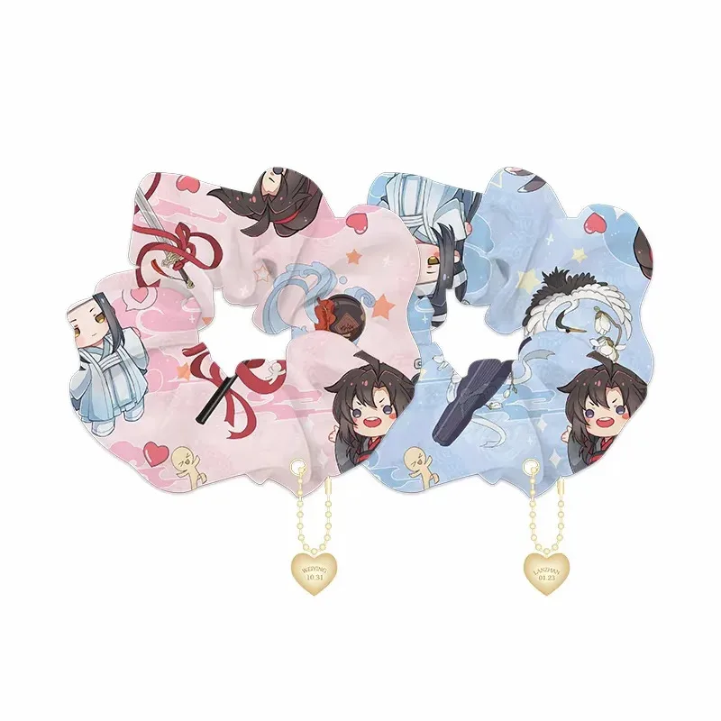 DY20Grandmaster della Coltivazione Demoniaca Mo Dao Zu Shi Wei Wuxian Lan Wangji Cosplay Prop Donne Elastico Legami Dei Capelli Titolare Copricapi2