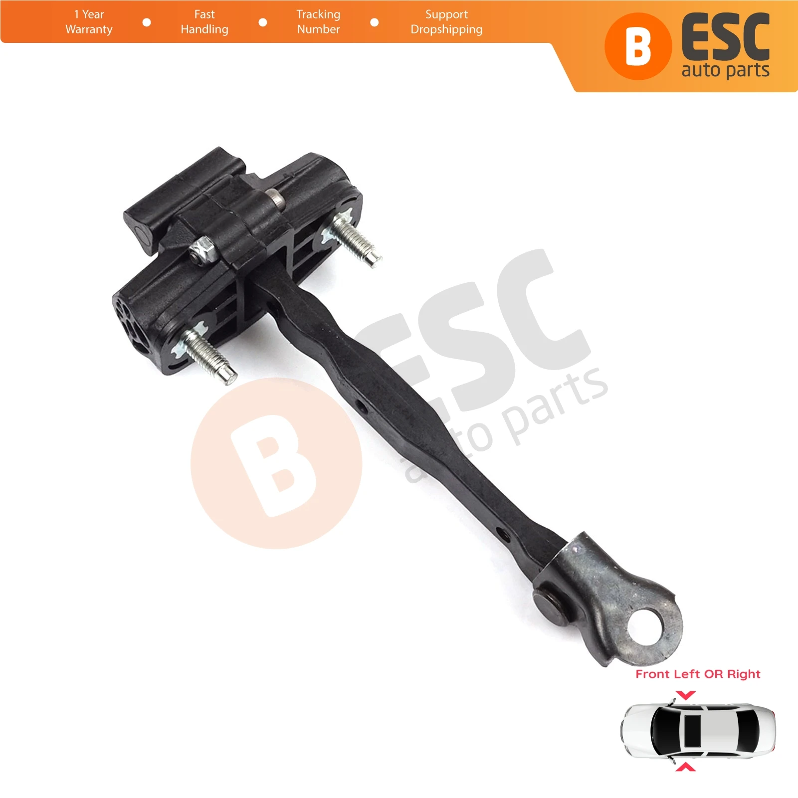 EDP1234 Front Left or Right Door Catch Hinge Brake Stop Check Strap Limiter 13456208 for Vauxhall Opel Astra K Crossland X