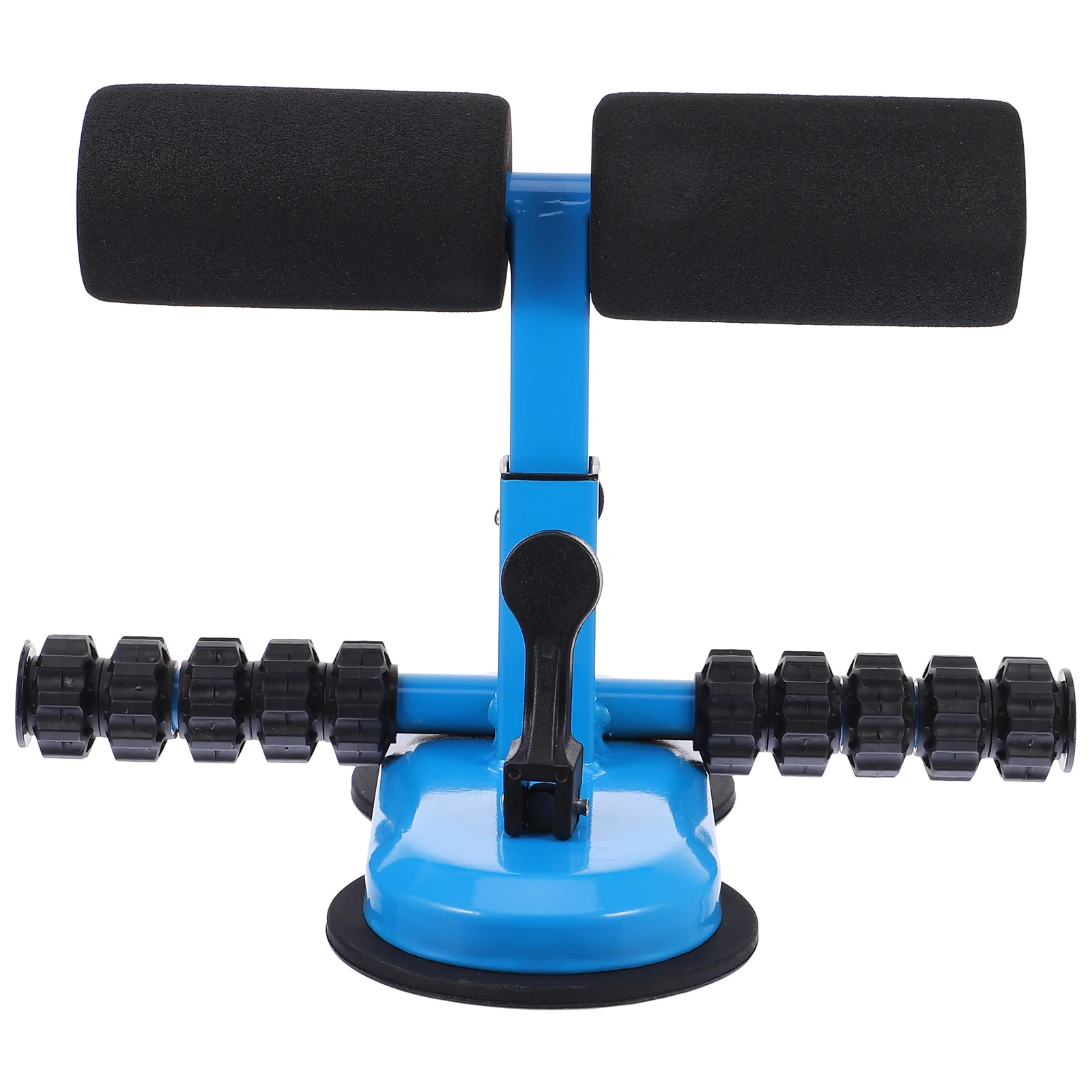 Cable Sit up Machine Bar Table Adjustable Sit-up Assist Tripod Blue Metal Abdominal Curl