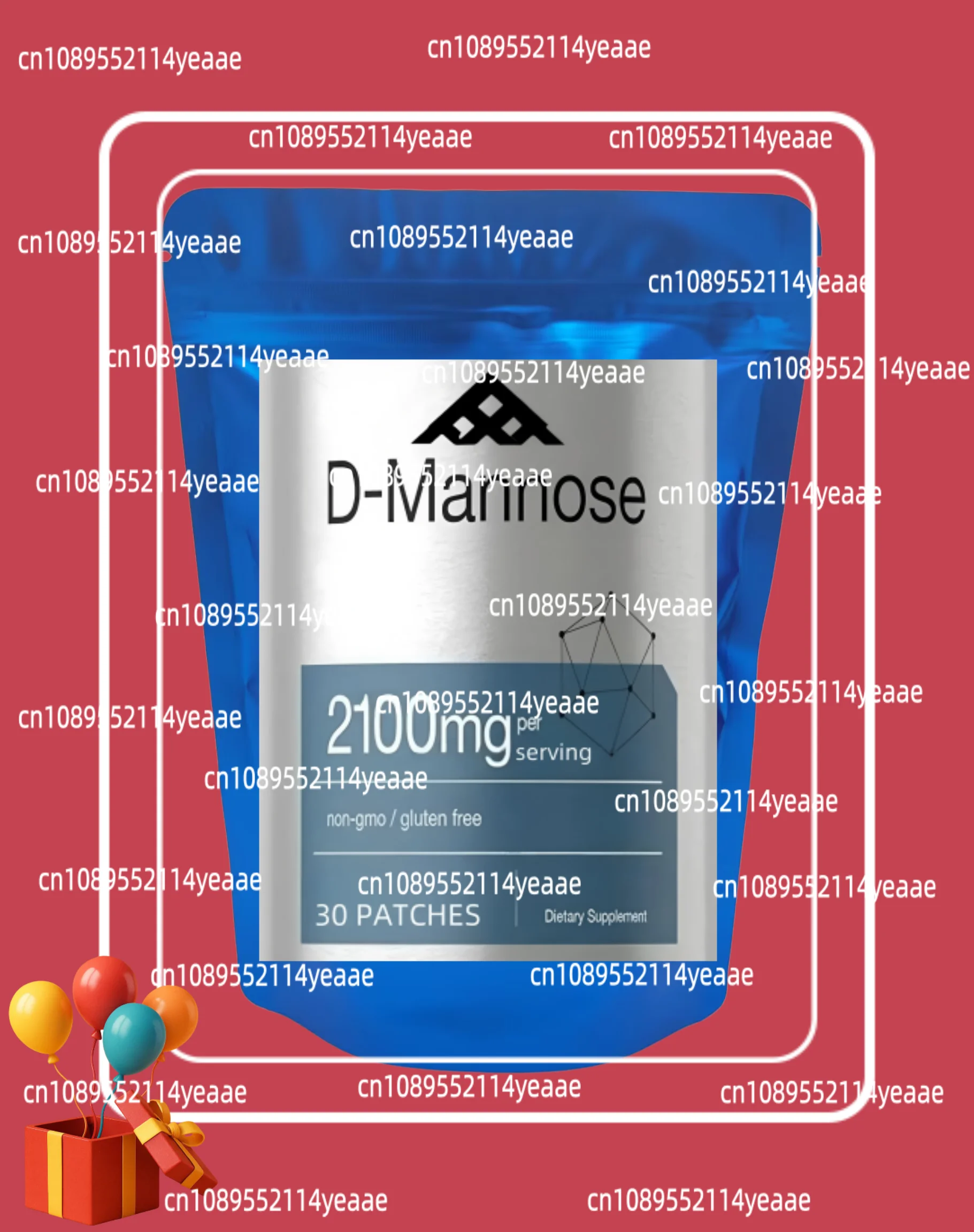 D-mannose Transdermal Patches Cranberry, Dandelion, Hibiscus Flower For Supporting Bladder Urinary Tract 30 Patches