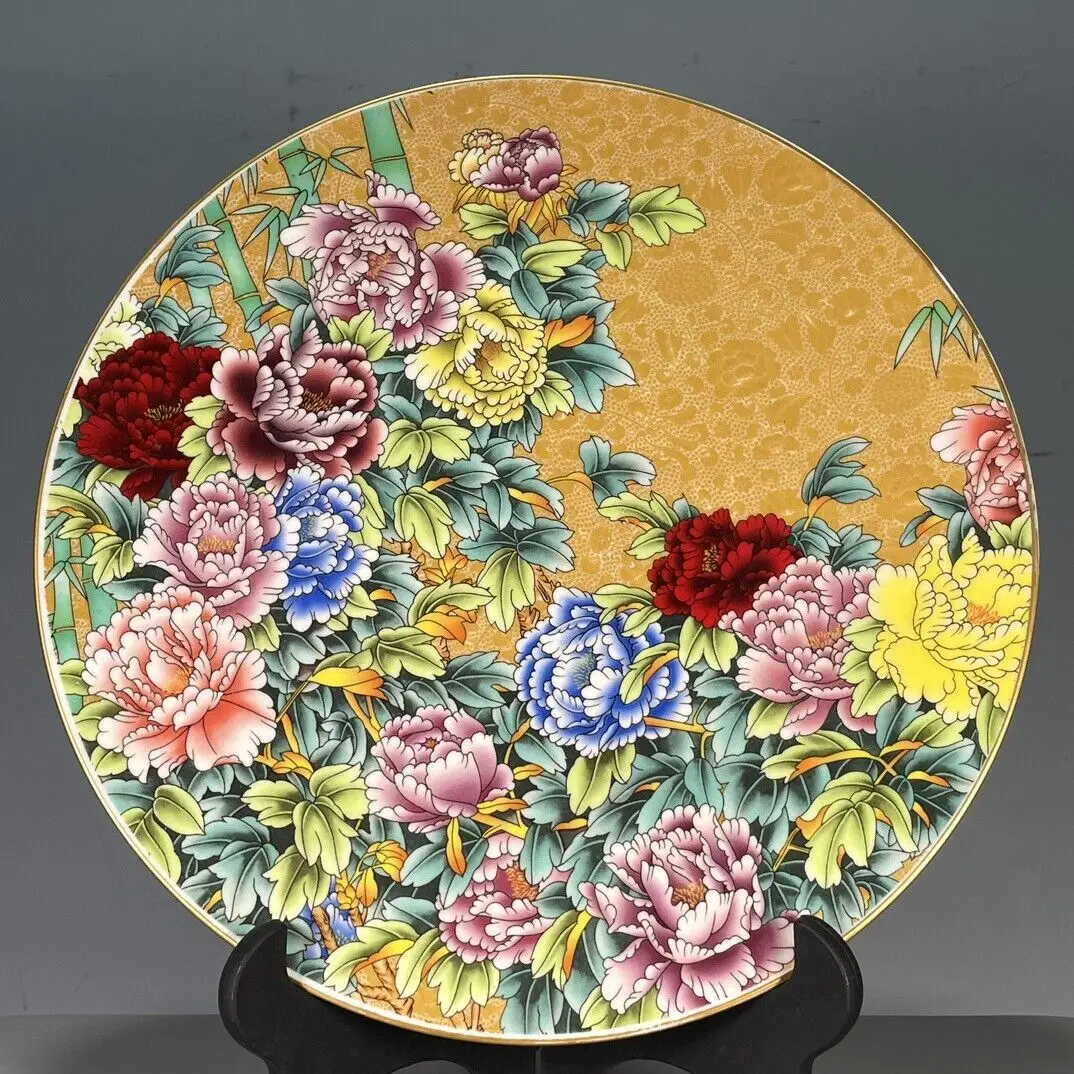 plaque-a-motif-floral-rose-famille-en-porcelaine-collection-chinoise-moderne-et-exquise-artisanat-exquis-1047-pouces
