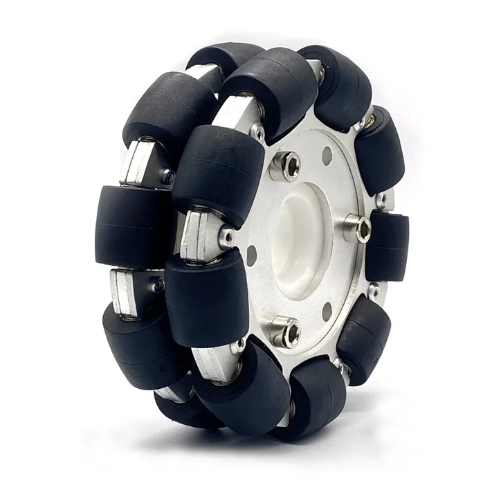 

(4 Inch)100mm Double Aluminum Omni Wheel Bearing Rollers 14054 Omnidirectional Wheel