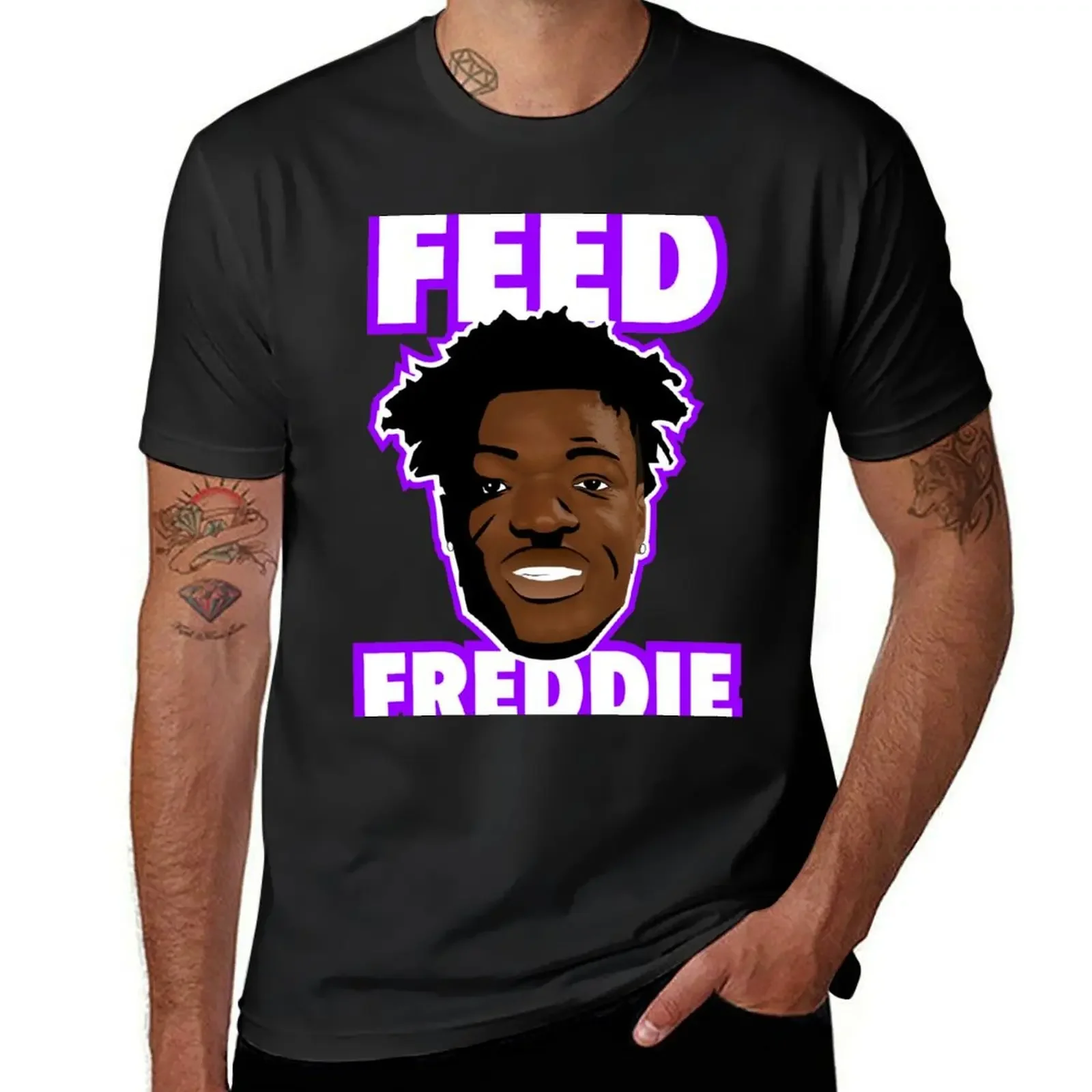 

Feed Freddie T-Shirt oversized t shirt anime clothes tshirts personalised affliction shirts men workout shirt