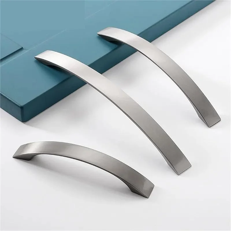 4 pièces poignées d'armoire boutons en alliage d'aluminium porte boutons de cuisine armoire tire tiroir meubles poignée matériel