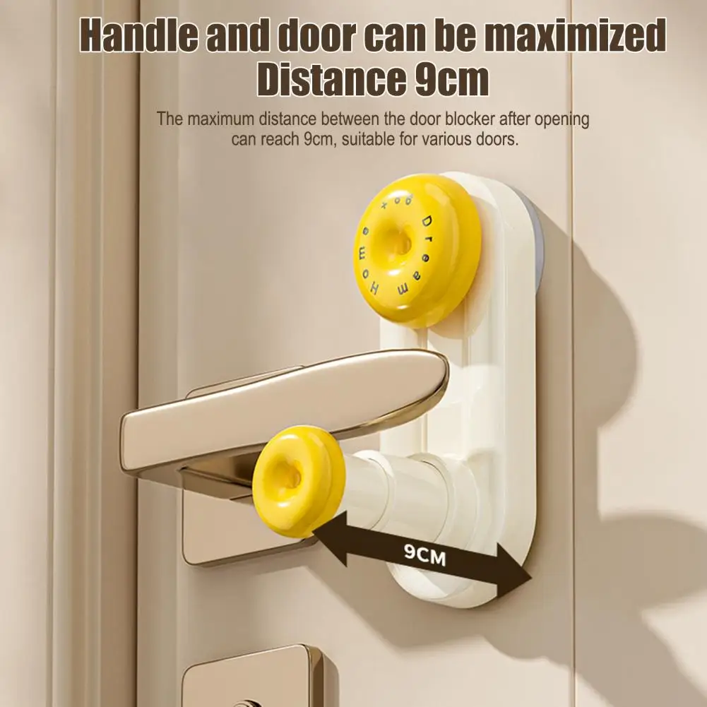 Child Safety Door Lock Baby Door Stopper Door Stopper for Home Security Baby Proof Stop Adhesive Anti-theft Stopper for Hotel