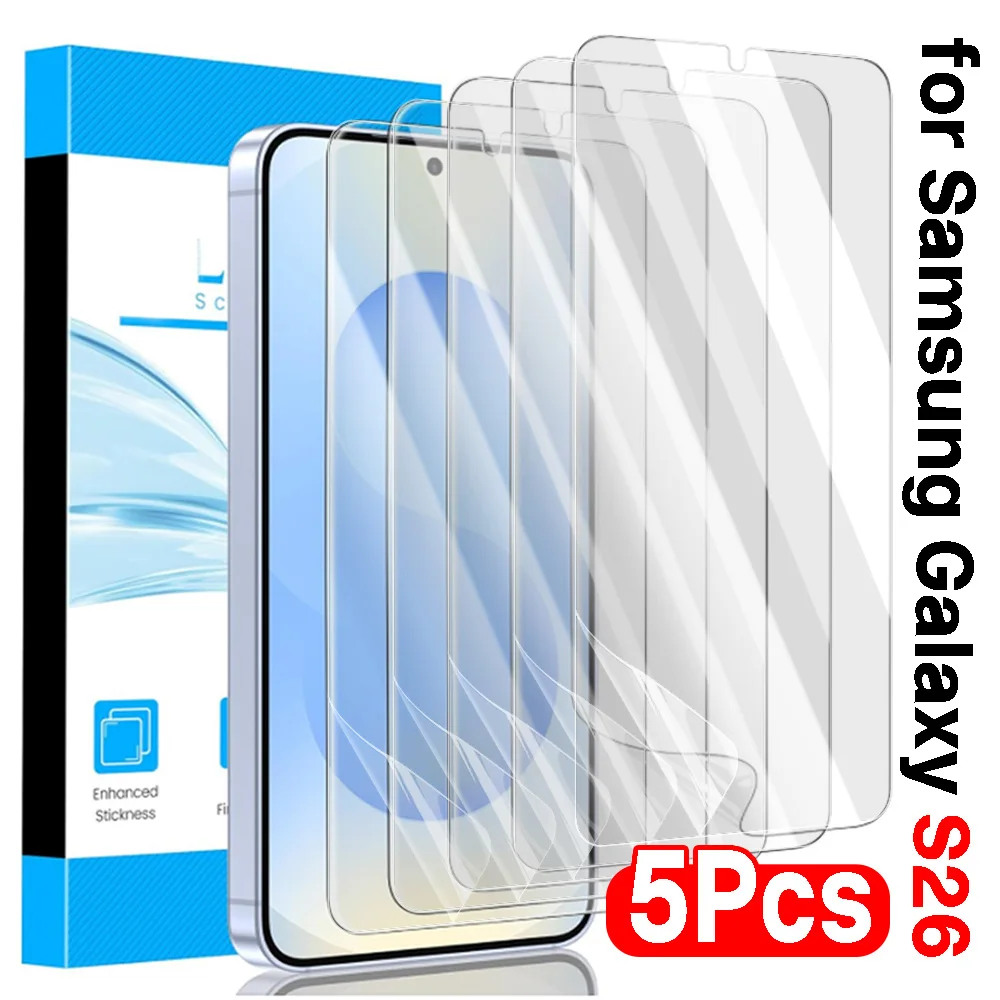 

Гидрогелевая пленка для защиты экрана Samsung Galaxy S26/S26 Plus, мягкая пленка с полным покрытием HD, 1-5 шт. для Galaxy S26 Ultra, не стекло