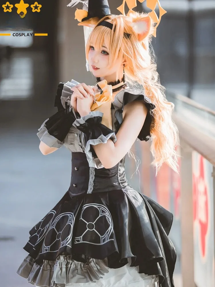 

Blue Cosplay Costume Mary Cosplay Full Set Outfit Idol Dr Game Blue Archive Cusizable Women's Cosplay Clothing