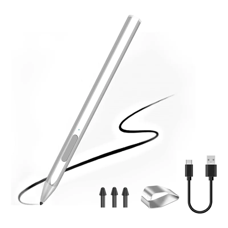 ATS-Stylus Pen Magnetic for Surface Pro 3/4/5/6/7 Pro X Go 2 Book Latpop 4096 Levels Pressure Palm