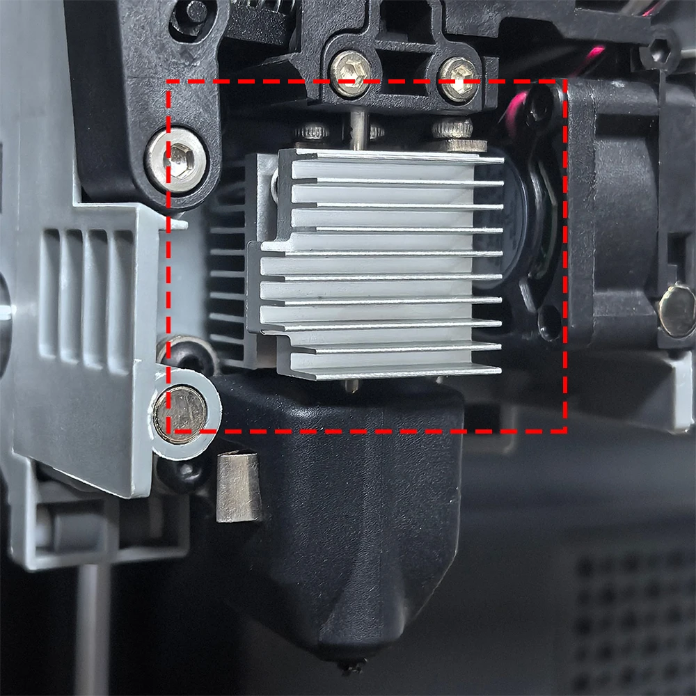 Radiator Flashforge AD5X, całkowicie metalowy cooler i aluminiowy blok chłodzący do drukarki 3D AD5X, akcesoria. — zdjęcie produktu 5