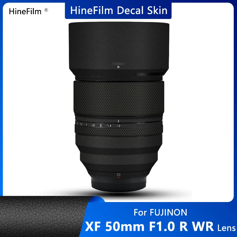 Fuji XF50 F1.0 Lens Vinyl Decal Skins 50 1.0 Lens Wrap Cover for Fujifilm Fujinion XF50mm F1.0 R WR Lens Premium Sticker