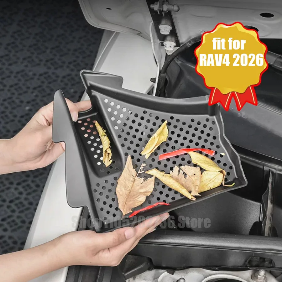 Car Engine Cabin Filter AirVent Cover For Toyota RAV4 XA50 2020 2021 2022 2023 2024 2025 Exhaust Mask Outlet Intake Hood view 3