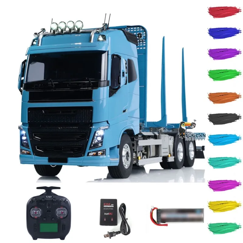 Giocattoli 1/14 FH16 6X4 RTR RC Camion di legname Globetrotter 750 Auto elettrica TAMIYAYA 56360 Suono leggero Radiocomando Veicolo finito