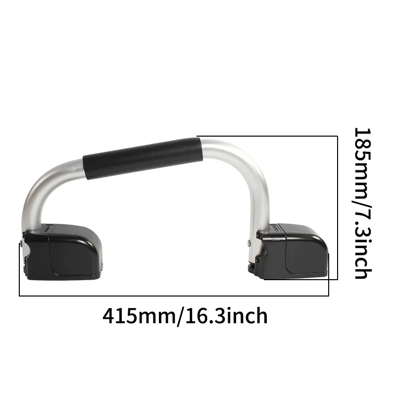 2026 Hot TYTXRV 415*185*57mm RV Foldable Door Handle Aluminum Alloy Caravan Outdoor Hand Rails Safety Anti-Slip Handrail factory