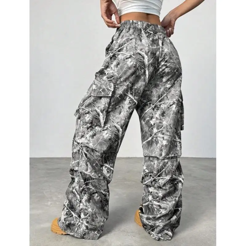 

Retro Streetwear Camouflage Sports orts B 64 L 5602 Spring Summer Cross-Border Sle Hip Hop Print Comfortable Fit