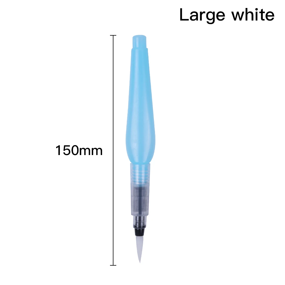 Weiches Nylonhaar, selbstfeuchtigkeitsspendendes Aufbewahrungspinsel-Stift-Set für Kalligraphie, Aquarell, Malerei, Zeichnen, Kunstbedarf – Detail 13