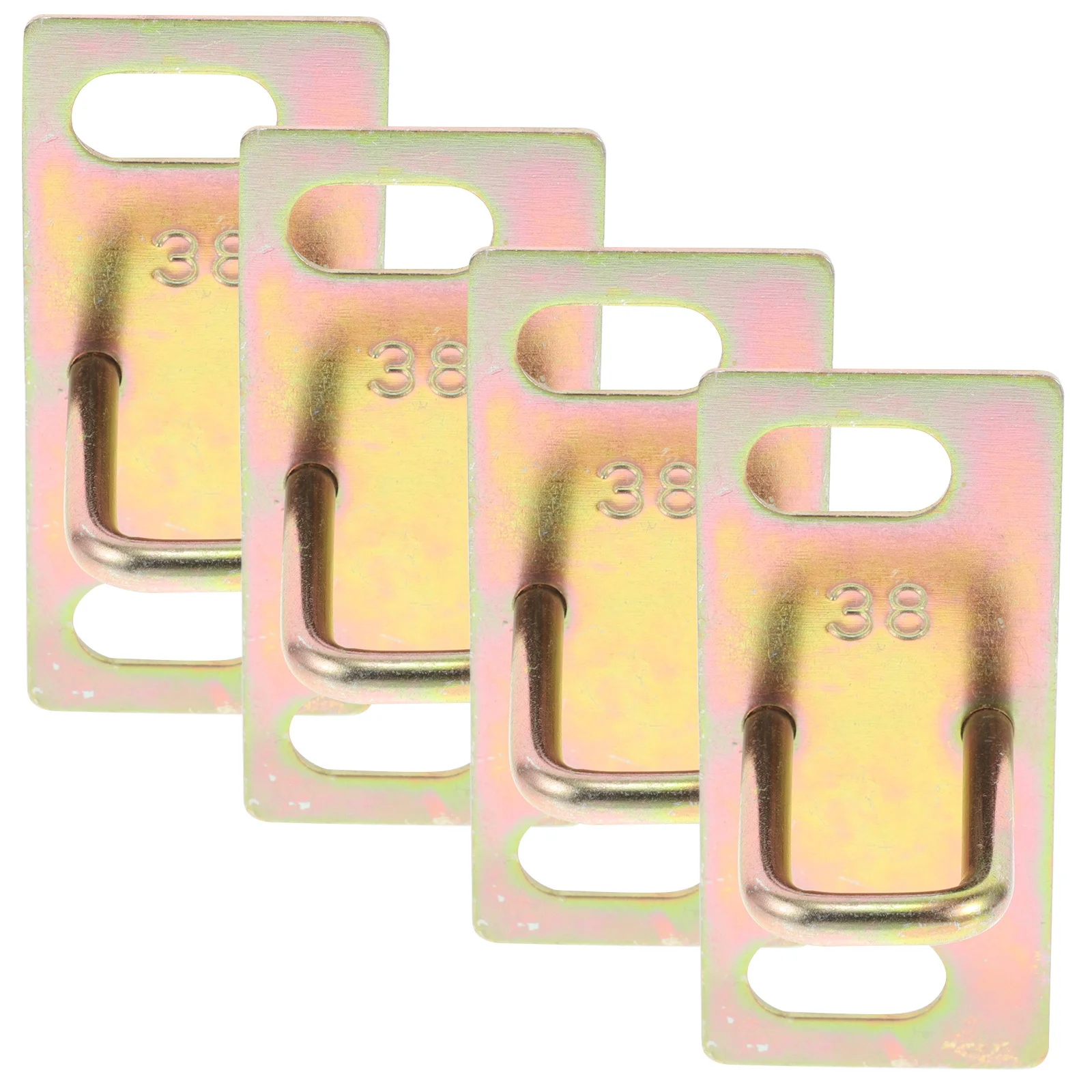 

4Pcs Sturdy Electric Motorbike Seat Lock Plate Metal Replacement Parts Easy Installation Universal -Motorbike Supplies