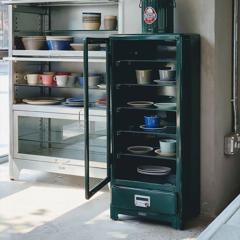 

Metal glass cabinet, living room, dining display, storage