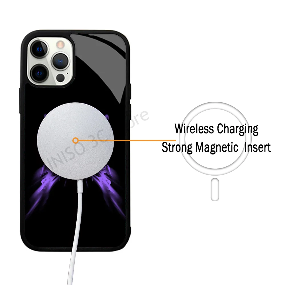 Purple Sigil Icon Phone Case Strong Magnetic For IPhone 15 14 13 Pro Max 11 12 Mini For Magsafe