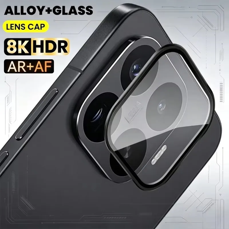 Aluminiumlegierung Ring + Gehärteter Glasfilm Kameraobjektivschutz für Xiaomi 17T Pro 5G Xiaomi17TPro Xiaomi17T 17 T 17TPro