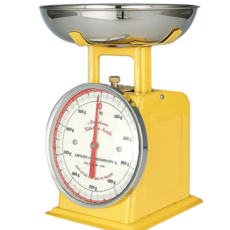 Dulton Rice Storage Vintage Metal Kitchen Scale Baking and Weighing Machinery Food Scale