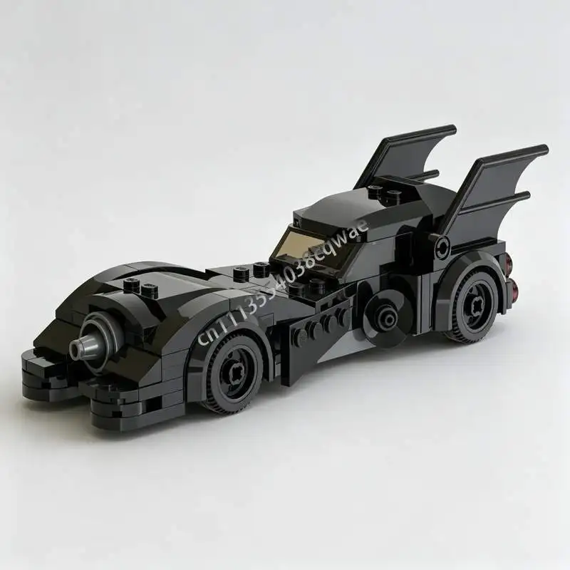 149PCS Batmobile 6-Wide 1989 Inspired Vehicle MOC Model Custom Building Blocks DIY Assembly Puzzle Collectible Toy Display Gift