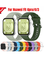Original Silicone Strap for Huawei Watch Fit 4 4pro 3 Replacement Sports Bracelet Wrist Band For Huawei Fit 2 1 Belt Accessories