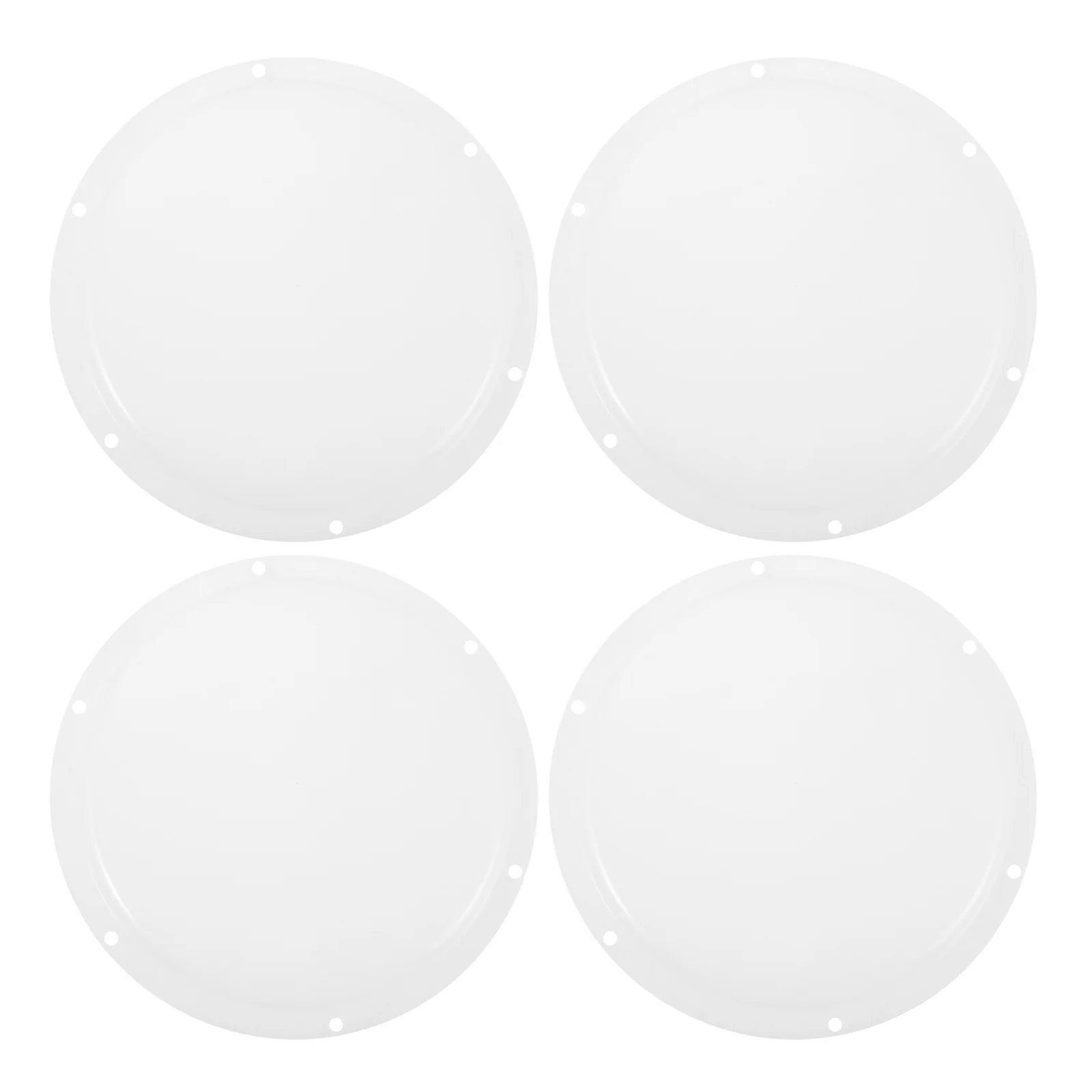 

4pcs Anti-Fog Led Ceiling Light Cover Round Plastic Lamp Shade For Bathrooms Kitchens Offices Living Rooms Replacement Fixtures