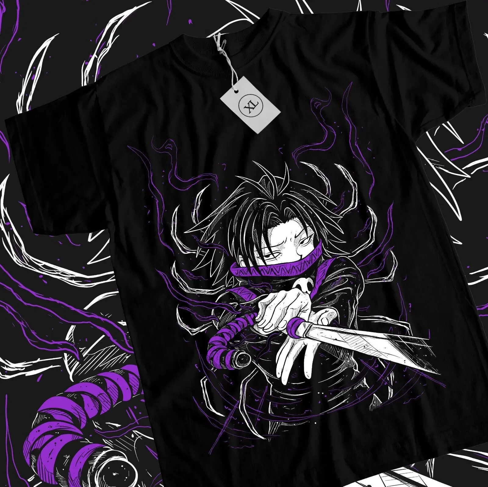 Feitan T-shirt Hypland Hunter X Hunter Girt Portor Graphic Anime Shirt All Size