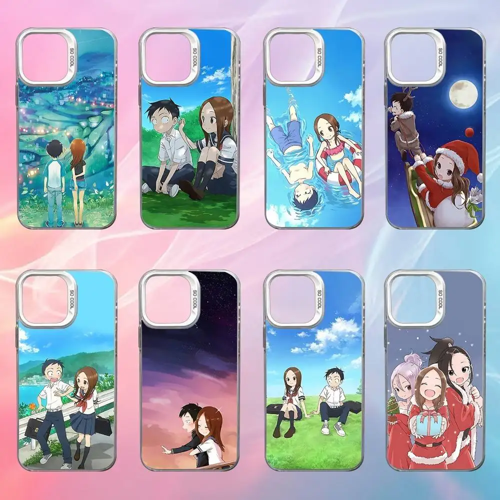 

K-KarakaiS Jozu Takagi San Phone Case For iPhone 17,16,15,14,13,12,X,8,Pro,Max,Plus,SE4,Air,Mini White IMD HD Matte