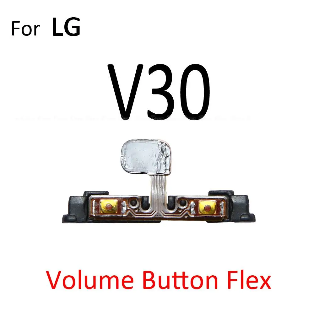 Mute Switch Power Key Ribbon Repair Part For LG V20 V30 V30S Plus V35 V40 V50 V50S ThinQ ON OFF Volume Button Control Flex Cable