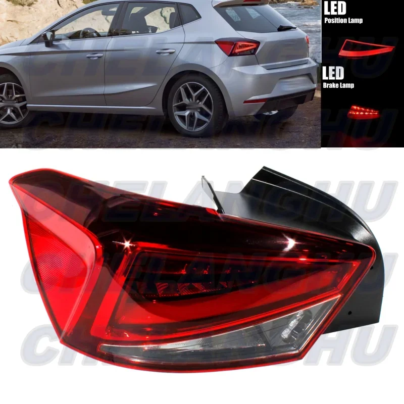 

Задний левый задний фонарь для SEAT Ibiza 2018 2019 2020 2021 2022 2023 LHD, Аксессуары для автомобилей 6F0945207H