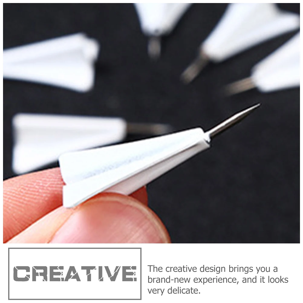 مريحة Thumbtacks 12 قطعة مجموعة دبوس دفع قابلة للاستبدال لخريطة لوحة الإعلانات اكسسوارات المنزل مكتب الحرفية تصميم الورد حساسة