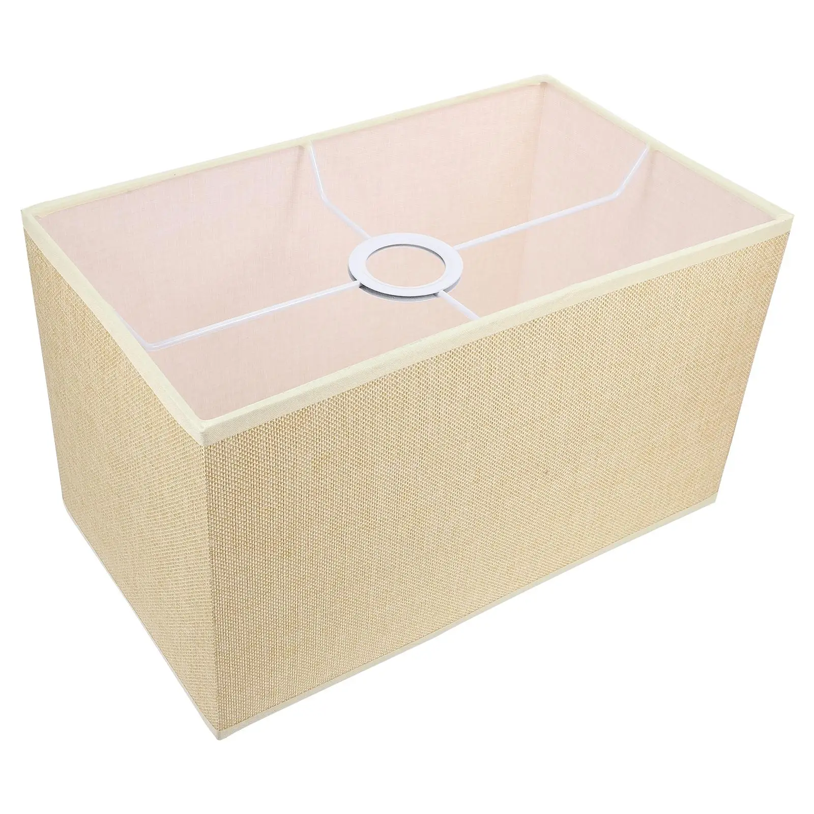 

Linen Table Lamp Shade Chandelier Light Shades Square Simple Cloth Lampshade Fabric Cover