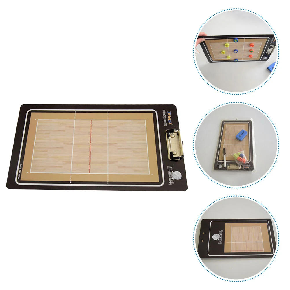 

Volleyball Board Sports Coaches Clipboard Equipment Demo Portable Basketball White