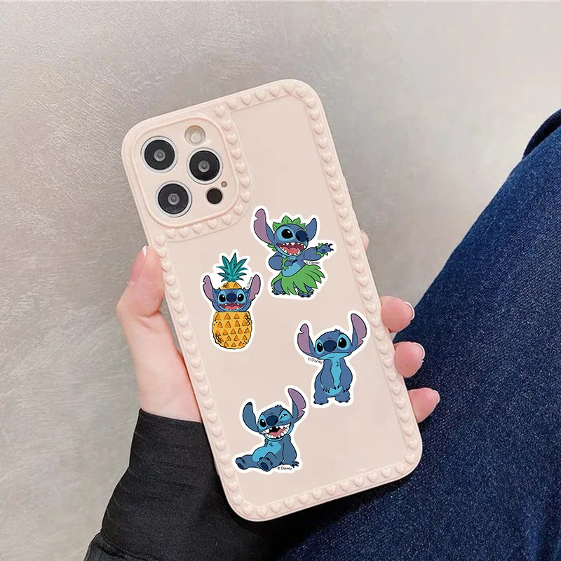 50/100Pcs Cute Lilo Stitch Stickers Graffiti for Phone Laptop Scrapbook Skateboard Car Waterproof Cartoon Sticker Toy Gift