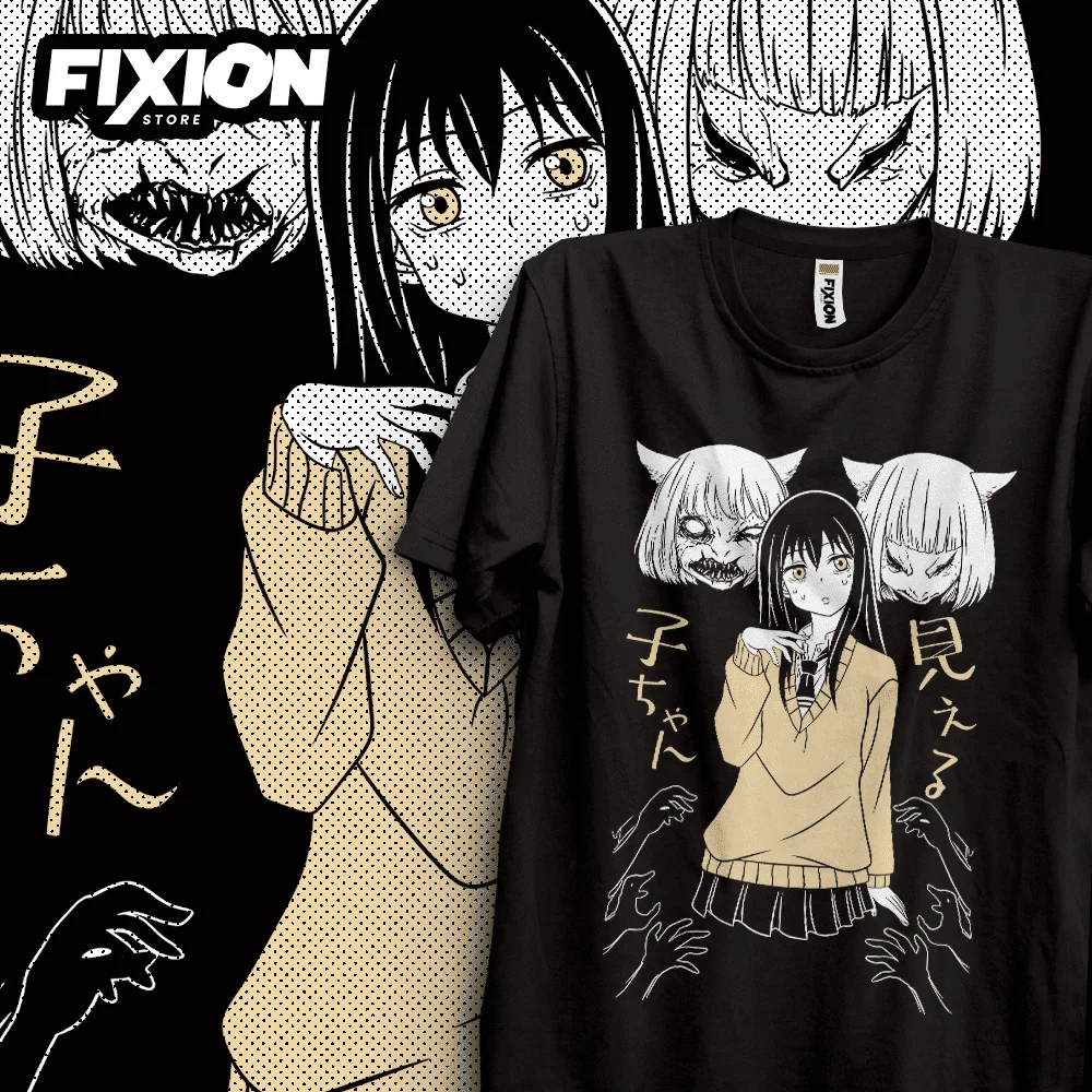 Mieruko Chan – Nuevos Diciembre!Anime T Shirt Manga Gift For Anime Lover All Size Cotton