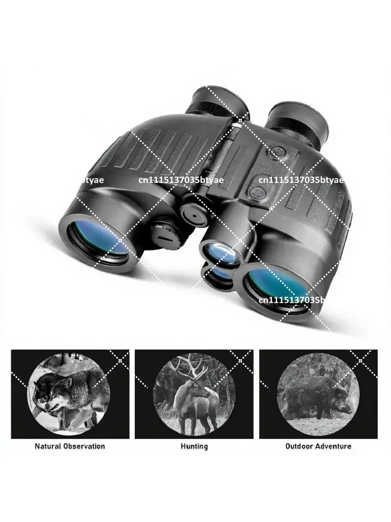 1500m Rangefinder Binoculars for Adults 8x40 with Compass IP65 Waterproof Marine UHD Binoculars Field of View 8 Degree