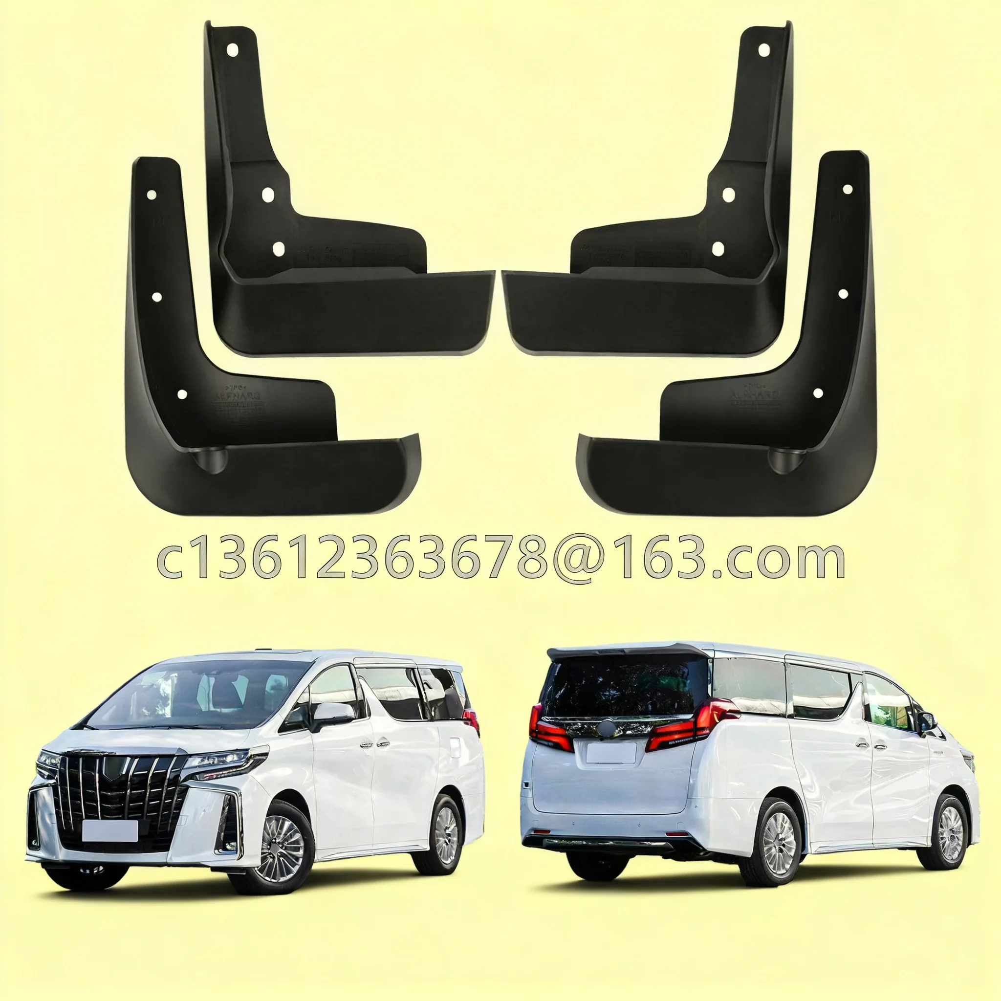 

Tire fender skin suitable for Toyota Alpha 2022-2025 vehicles