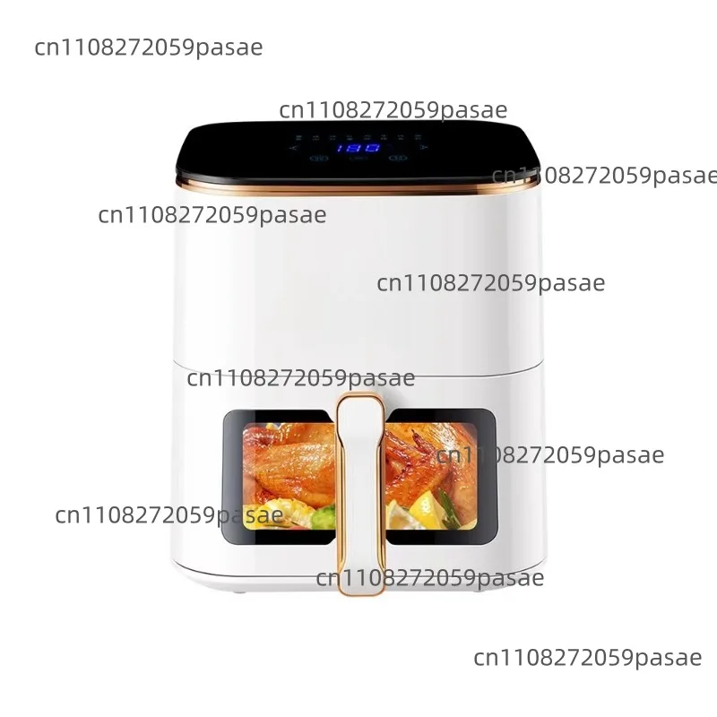 Air fryer household new intelligent large-capacity visual oil-free multi-functional electric fryer