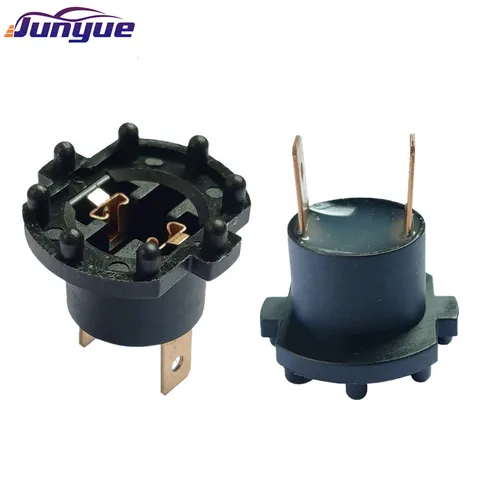 Imagen 1 del producto 2 unidades X adaptador de soporte de bombilla de casquillo de faro halógeno H7 Original para Mazda 3 5 Kawasaki Aprilia H7 adaptador de soporte
