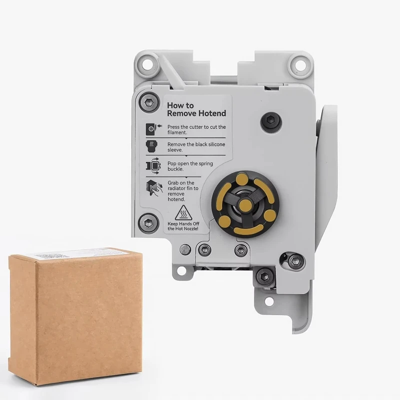 Hardened Steel Gear Extruder Assembly Replacement for A1 / A1 Mini 3D Printer, Complete Feeder Extruder Unit