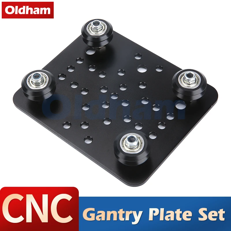 4040 V-Slot Gantry Set 20-40mm Gantry Plate With Wheels For Aluminum Profiles 2040/4040 Vslot Aluminum Plate Kit 3D Printer Part