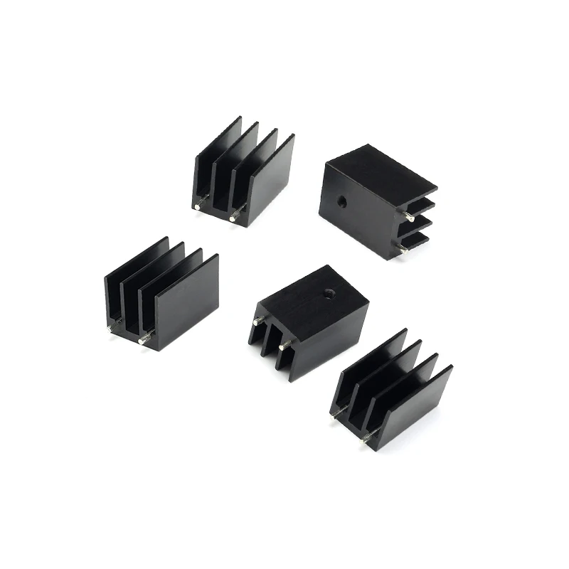 10Pcs/1pc 16X16X25mm Heatsink TO-220 Radiator Cooler Cooling Fin Aluminum Heat Sink TO220 16*16*25mm TO 220 16mmx16mmx25mm