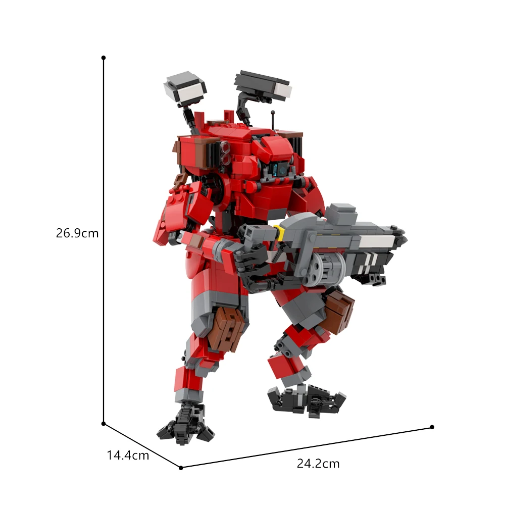 MOC Gioco Titanfallsed Classe Vanguard Titan MOB-1316 Titan Mecha Robot Building Blocks Macchinari FS-1041 Giocattoli Per Il Regalo Dei Bambini