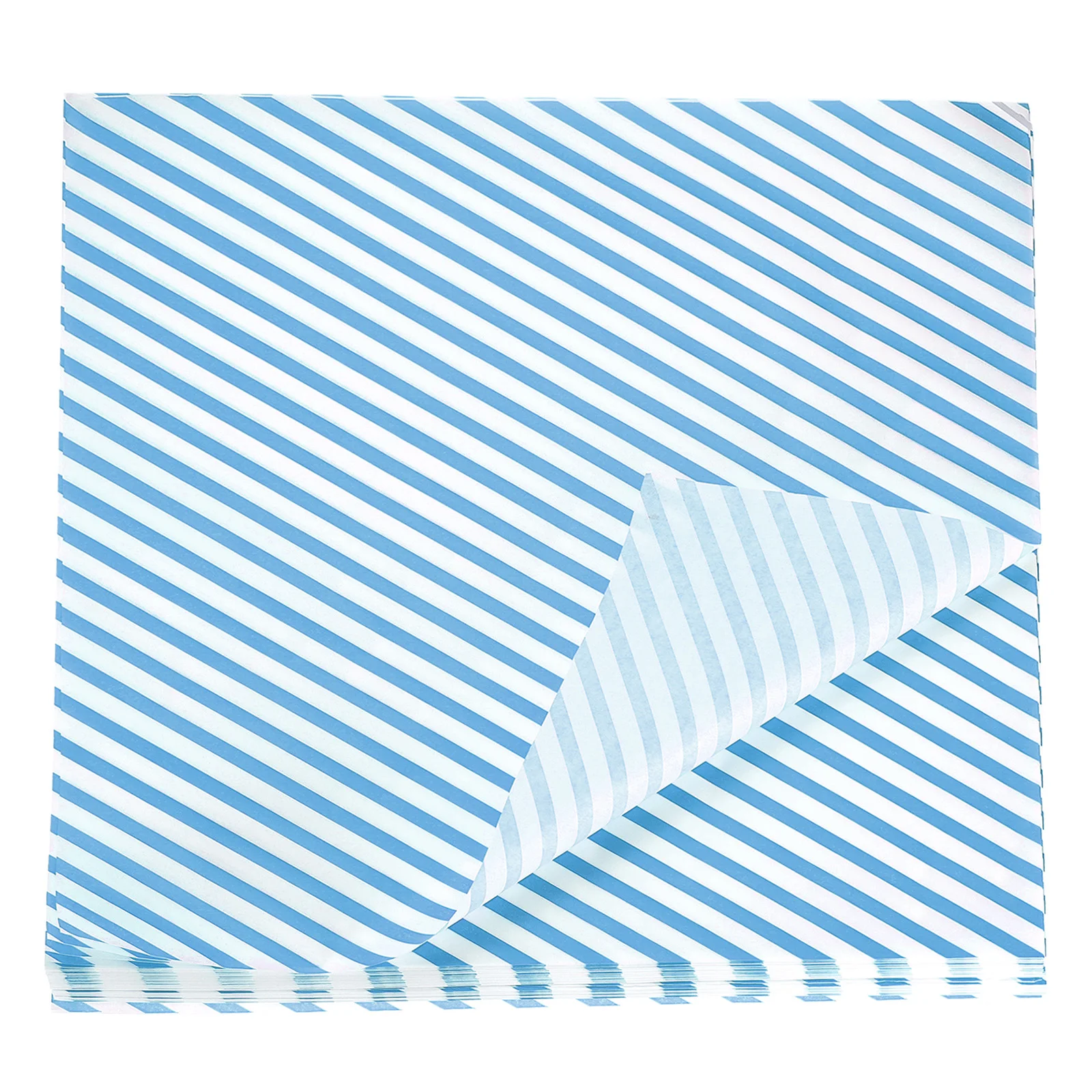100pcs Square Stripes Wax Paper Sheet 12
