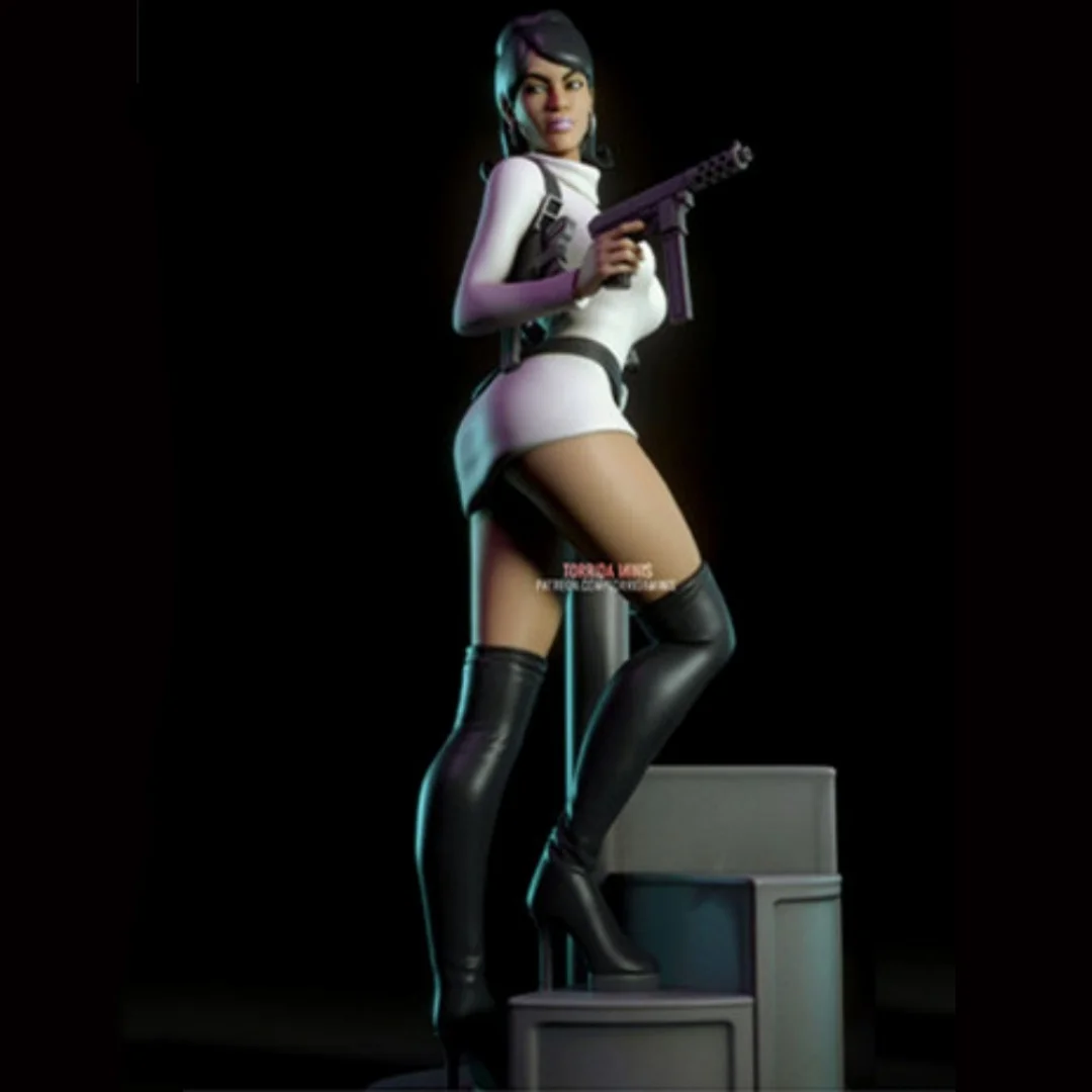

1/24 Scale Resin Figure Model Kit Female spy Nsfw Two version Unassembled and Unpainted 3D printing DIY toy 836