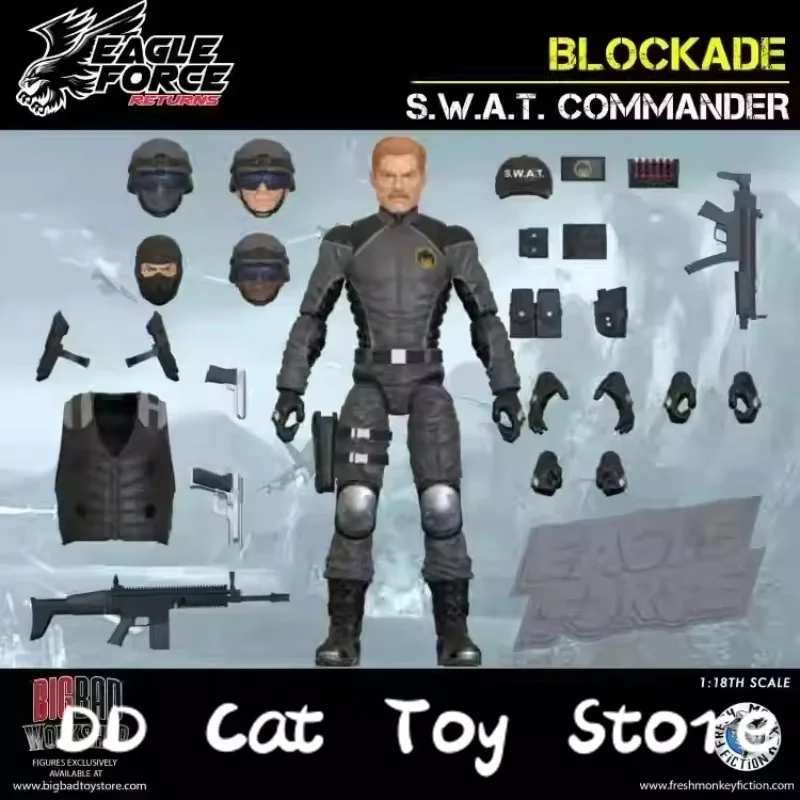 

Новые оригинальные коллекционные фигурки в масштабе 1/18: Fresh Monkey, Eagle Force, Shortstop, Rockwell, Deltared, Hellion