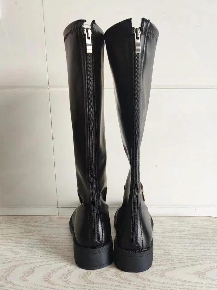 Spiel Genshin Impact Lost Abyss Zhongli Cosplay Schuhe Halloween Frauen Männer Neue Lange Stiefel