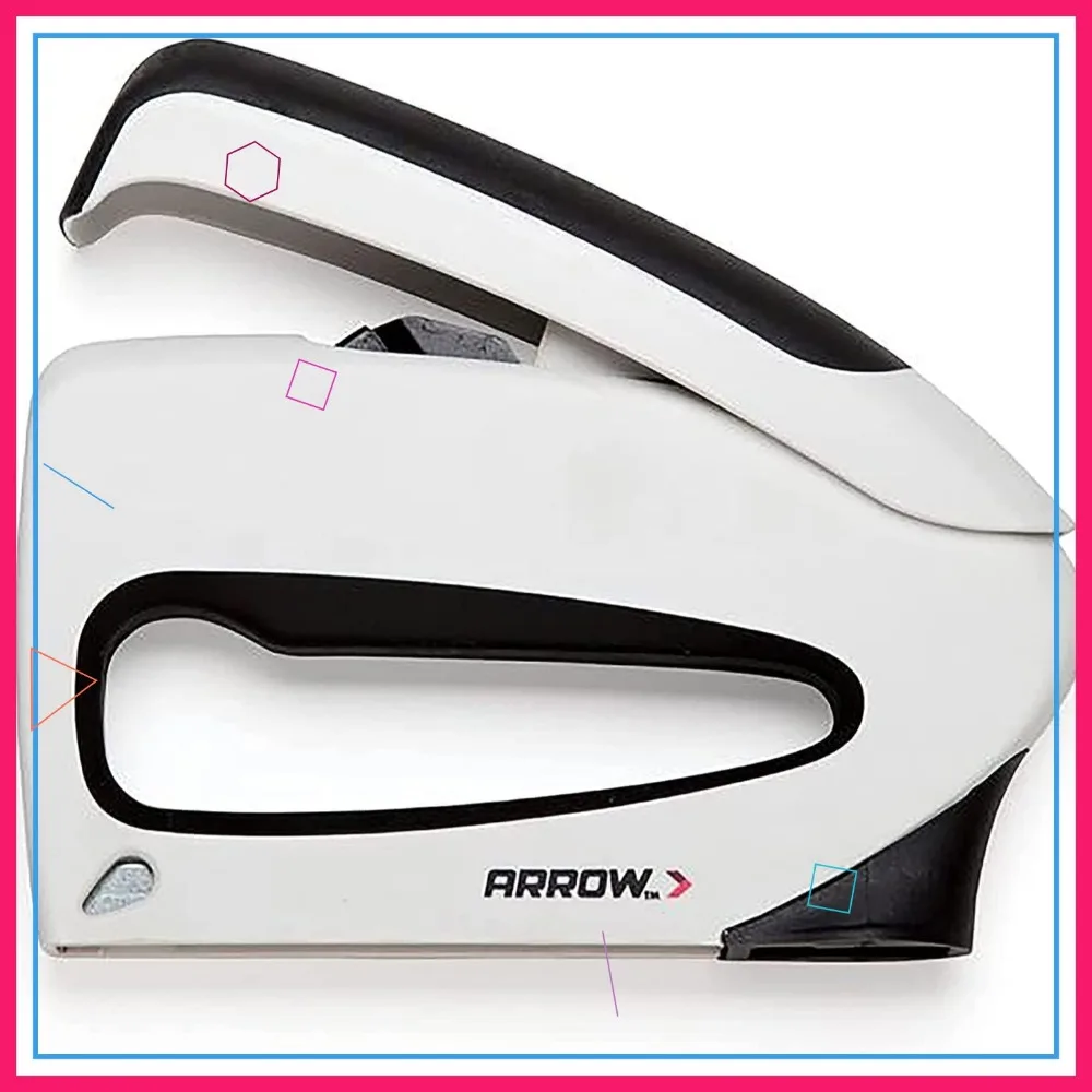 Manual Staple Gun for Upholstery, Crafts, and Repairs with Forward Action Design, Fits Thin Wire Staples