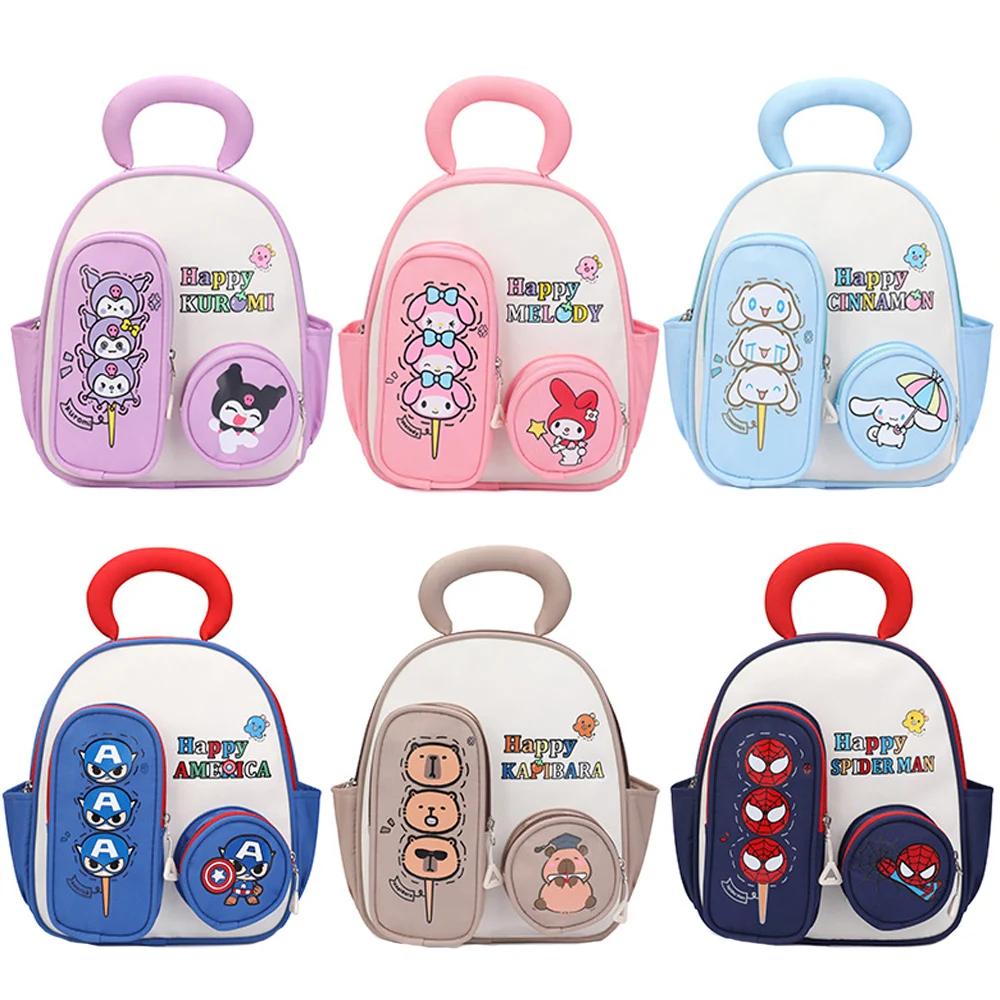 

Anime Cartoon Children Backpacks Cute Fashion Explore World Fun Colorful Comfortable Lightweight Practical School Bags for Kids